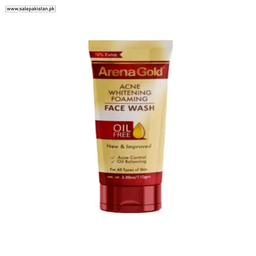 Arena Gold Acne Whitening Foaming Face Wash
