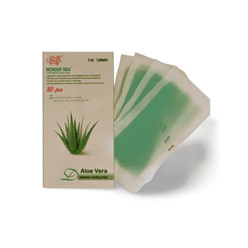 Aloe Vera Depilatory Waxing Strips