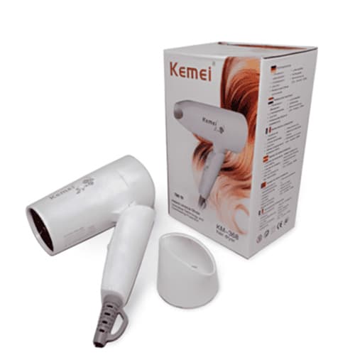 Kemey Km 368 Professional Foldable Hair Dryer Machine Hot And Cold