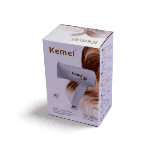 Kemey Km 368 Professional Foldable Hair Dryer Machine Hot And Cold