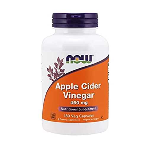 Now Apple Cider Vinegar 450 Mg, 180 Ct