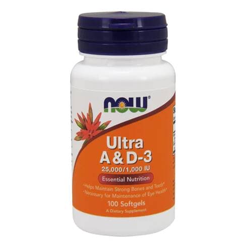 Now Ultra A & D-3, 100 Ct