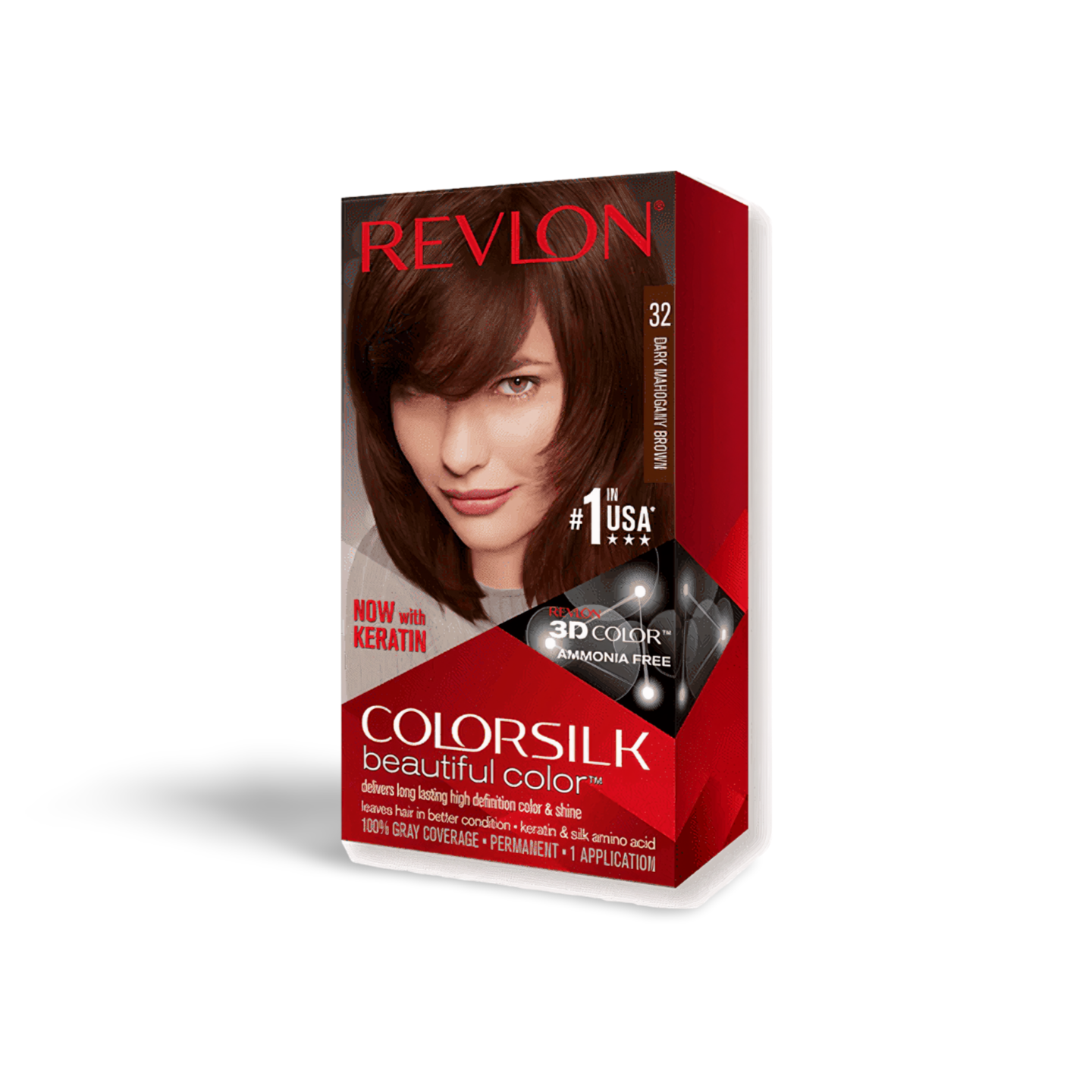 Revlon Hair Color Dark Mahogany Brown 32