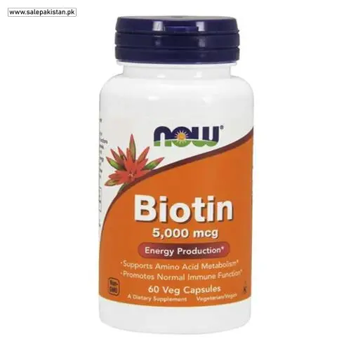 Now Biotin 5000 Mcg, 60 Ct