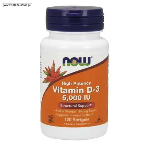 Now Vitamin D-3 5000Iu, 120 Ct