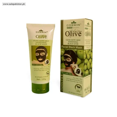 Olive With Milk Whitening Facial Black Charcoal Mask
