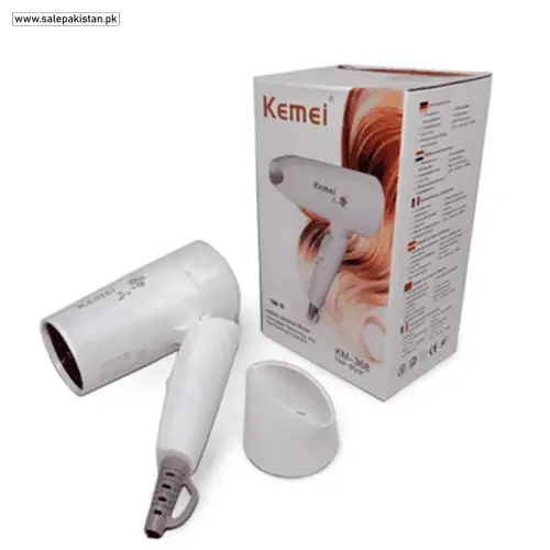 Kemey Km 368 Professional Foldable Hair Dryer Machine Hot And Cold