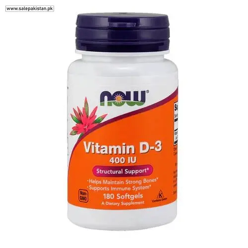 Now Vitamin D3 400 Iu, 180 Ct